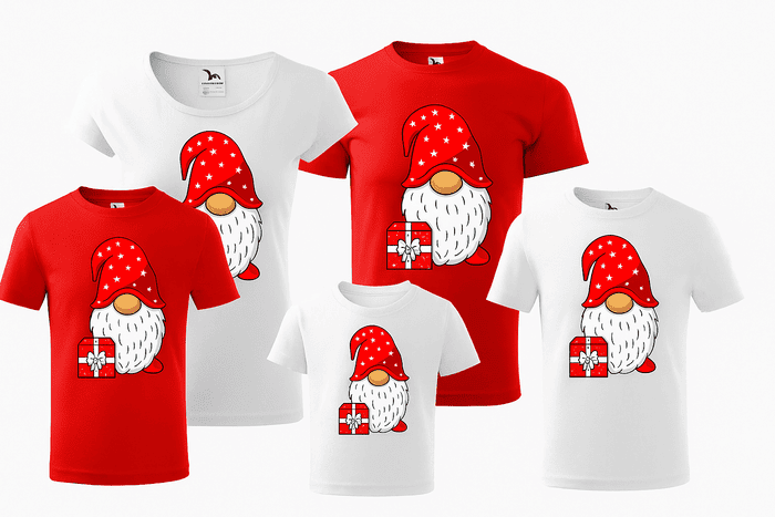 set rodinných tričiek Škriatok 3 (1)